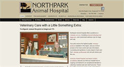 Desktop Screenshot of northparkvet.com